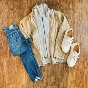 Central Park West khaki jacket